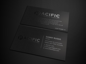 Diseño de Tarjeta de Presentación por Tripti Ranjan Gain para Pacific concrete pumping | Diseño: #20388190