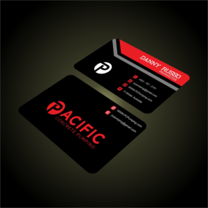 Business Card Design by saimfaras for Pacific concrete pumping | Design: #20386552