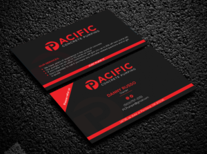Business Card Design by Bold Pixels for Pacific concrete pumping | Design: #20393423