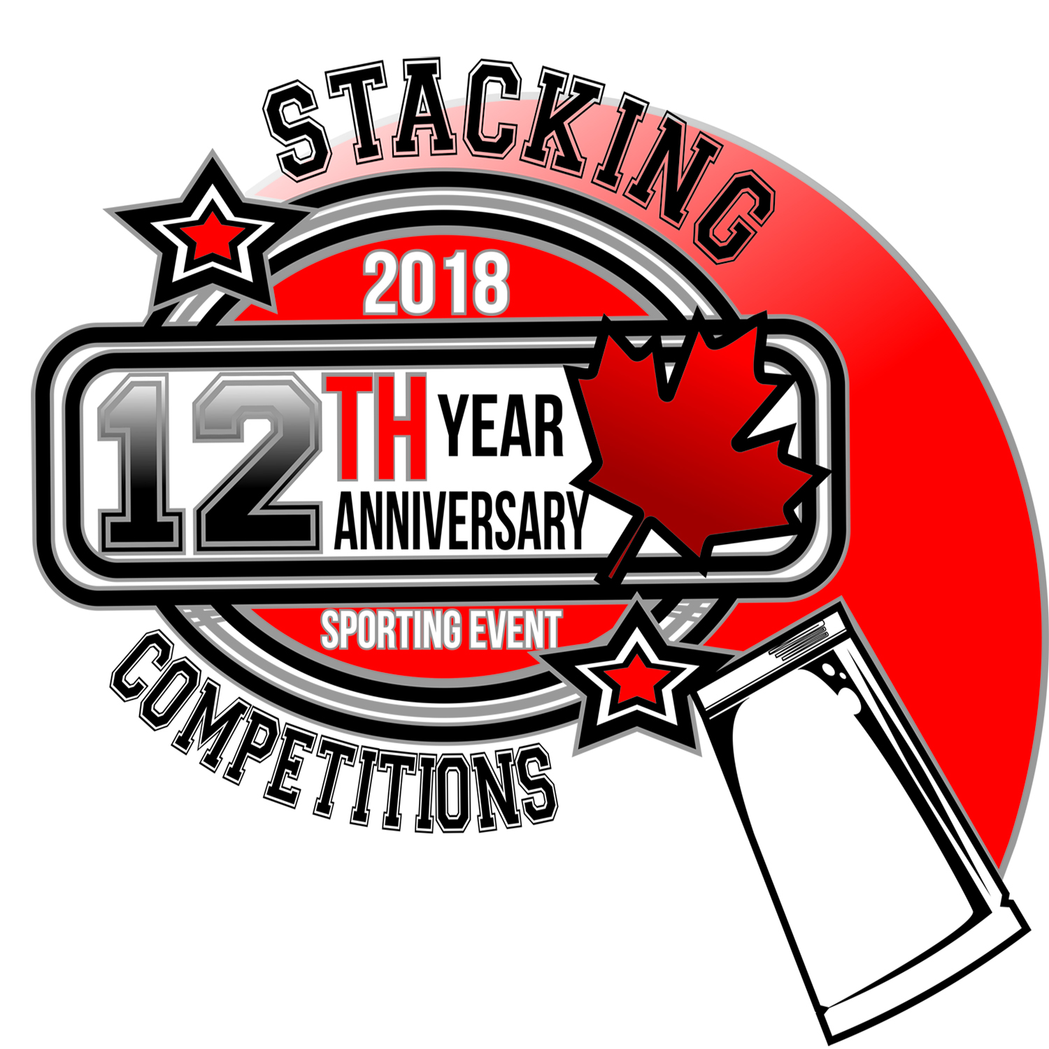 T-shirt Design by Ben for Sport Stacking Canada | Design #20295879