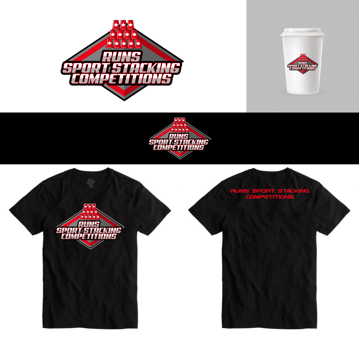 Design de T-shirt par zatsukiki pour Sport Stacking Canada | Design #20268366