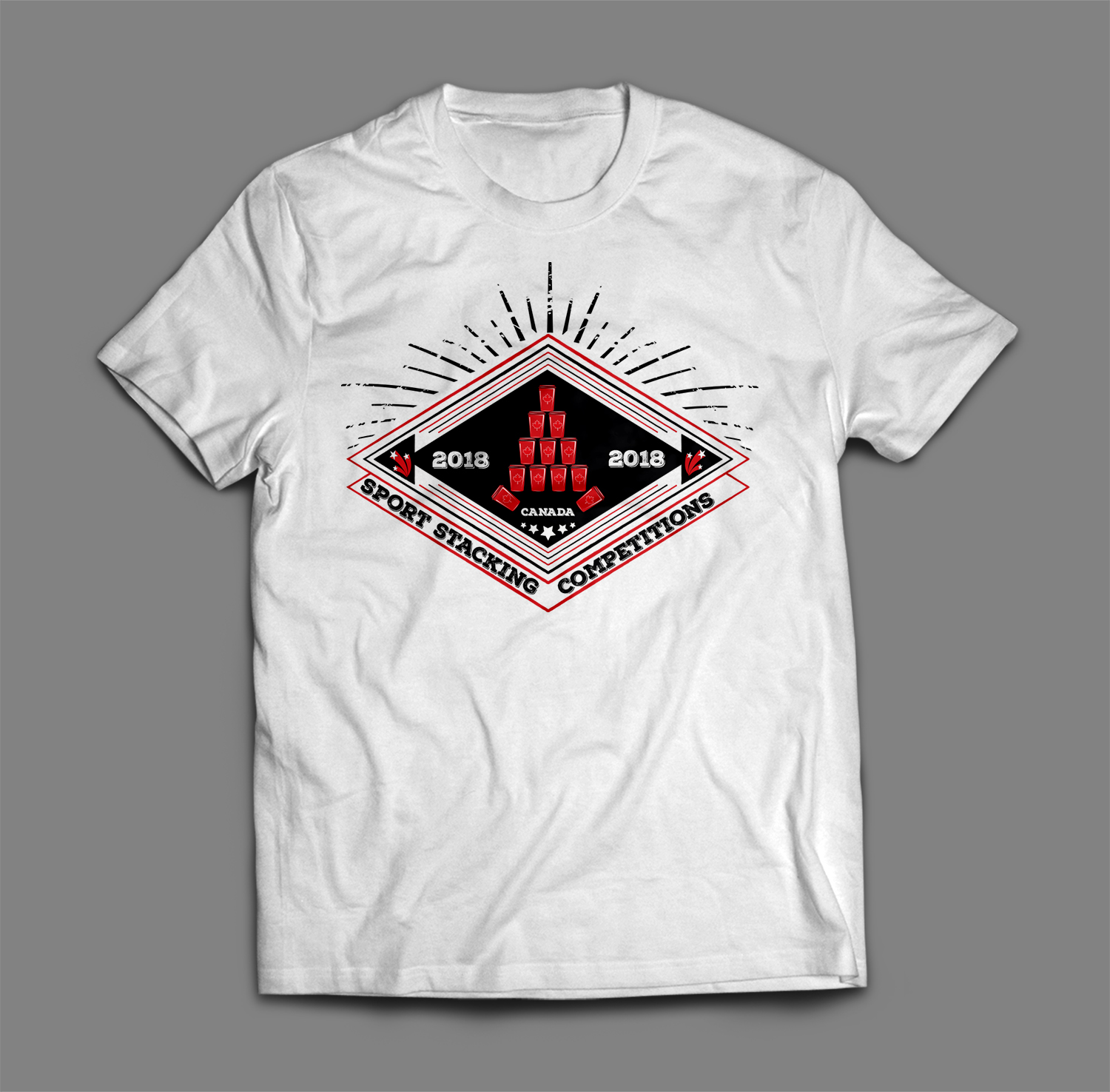 T-shirt Design by SAI DESIGNS for Sport Stacking Canada | Design #20282703