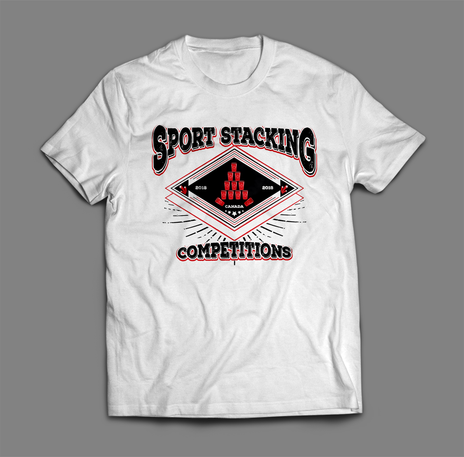 Design de T-shirt par SAI DESIGNS pour Sport Stacking Canada | Design #20284955
