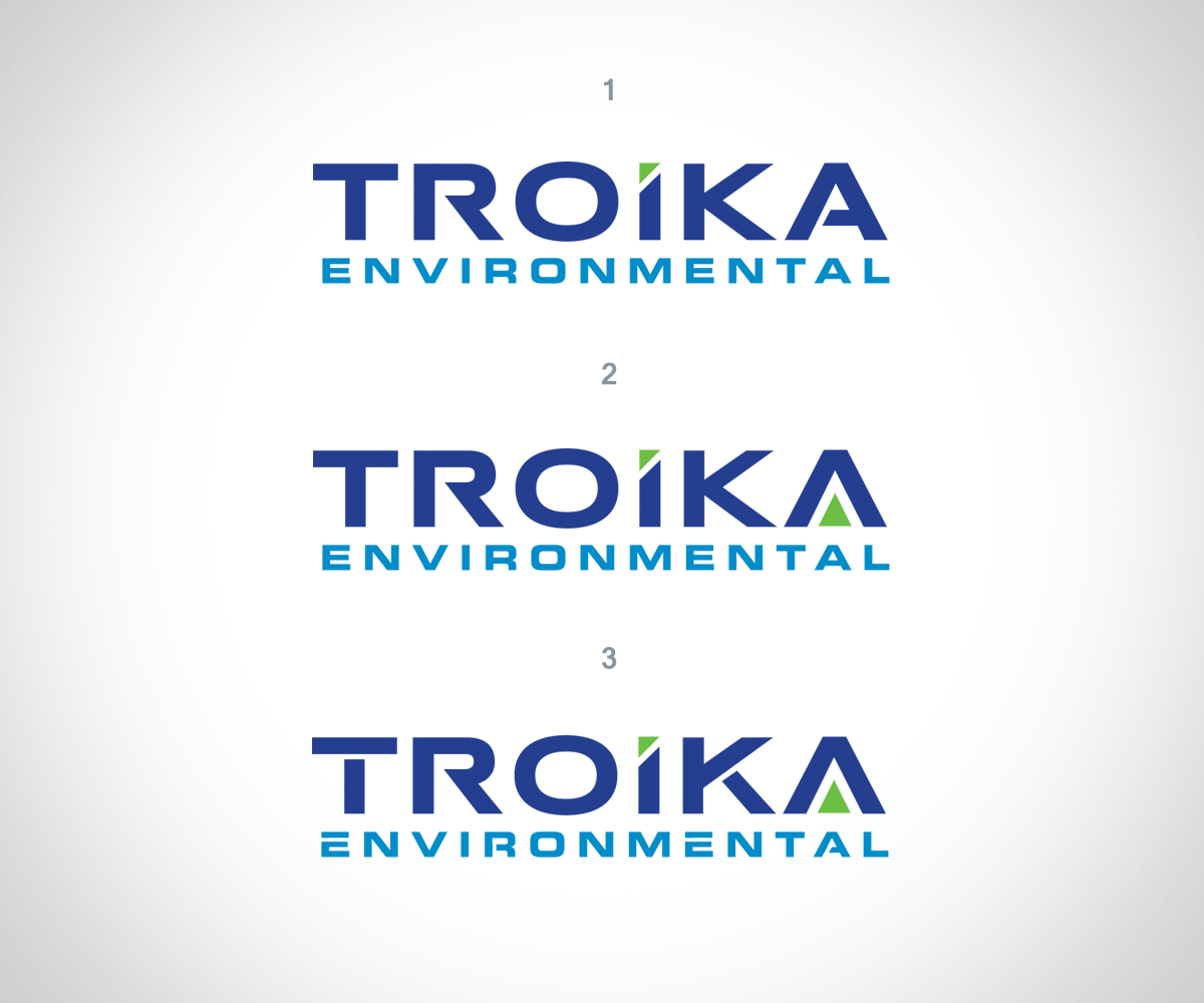 Logo-Design von Ethien für Troika Environmental Pty Ltd | Design #20318273