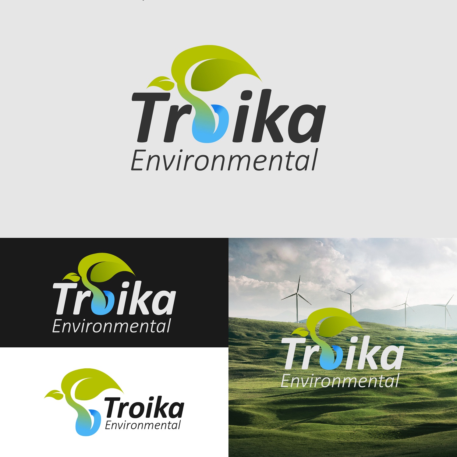 Logo-Design von zatsukiki für Troika Environmental Pty Ltd | Design #20319871