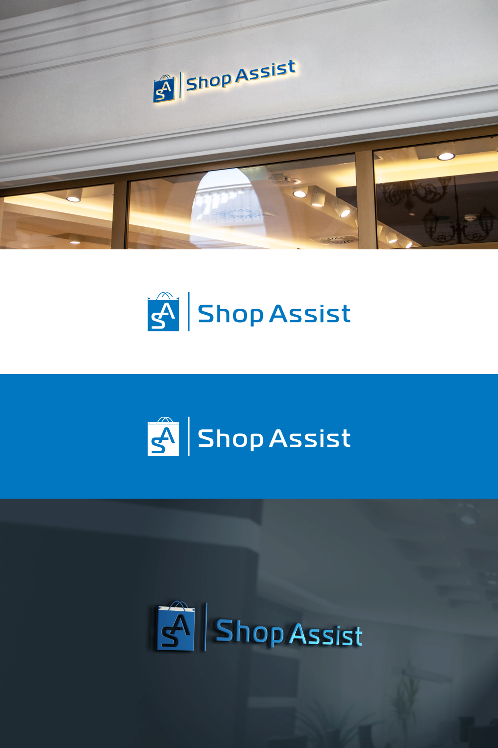 Logo Design by suthita 2 for Shop Assist | Design #20324824