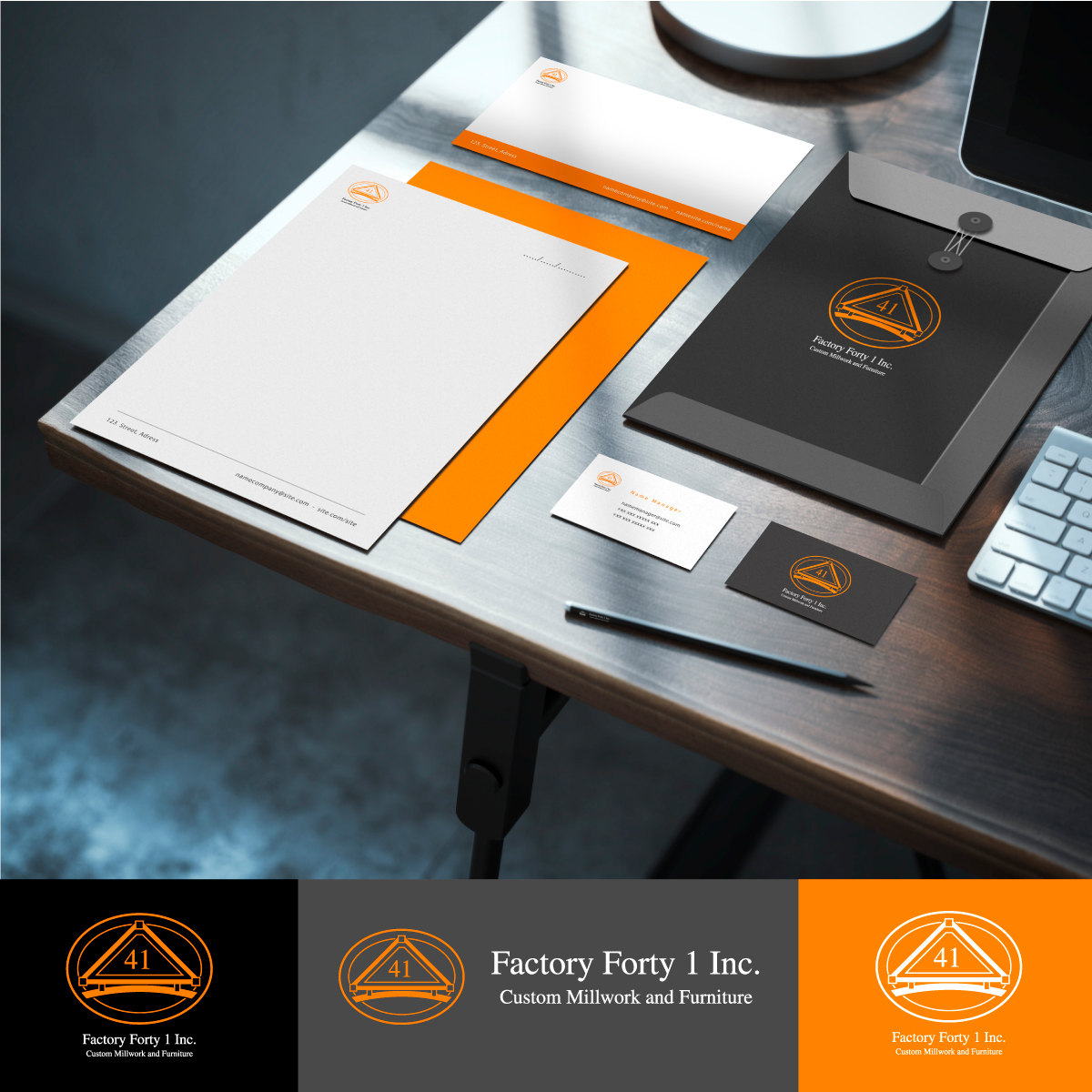 Logo Design by Mugn Visual for Factory Forty 1 Inc. | Design #20293063