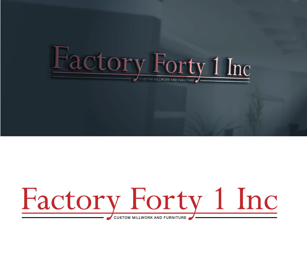 Logo Design by md 22 for Factory Forty 1 Inc. | Design #20270391