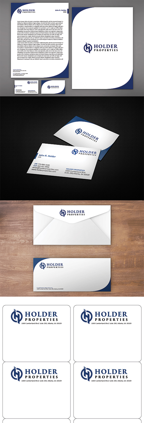 Stationery Design by anshtoyj for Holder Properties | Design #20277954