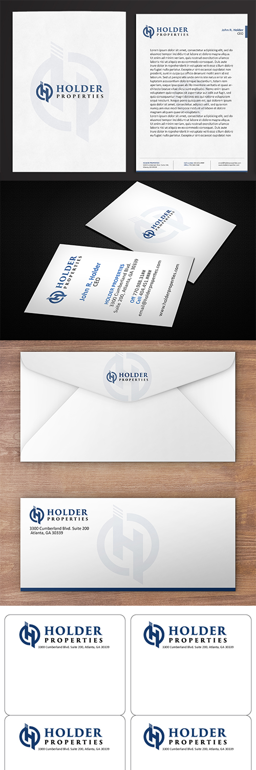 Schreibwaren-Design von anshtoyj für Holder Properties | Design #20288856