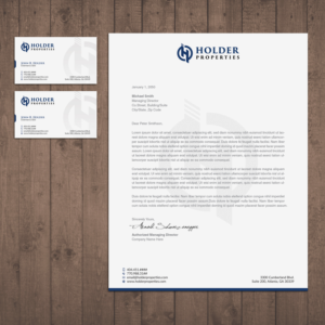 Stationery Design by OxonoArt for Holder Properties | Design: #20294274
