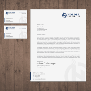 Stationery Design by Pinar™ for Holder Properties | Design #20294321