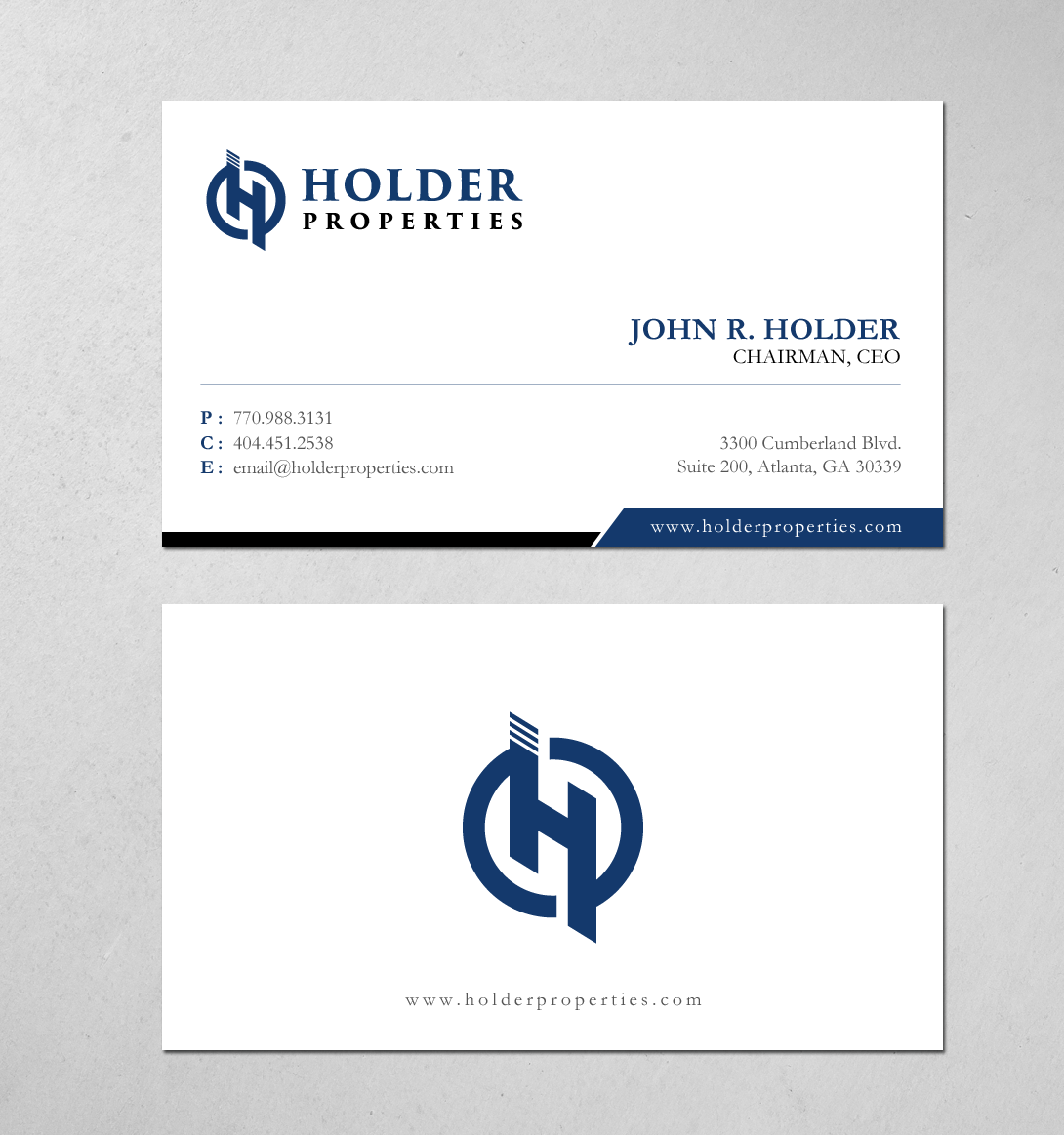 Schreibwaren-Design von chandrayaan.creative für Holder Properties | Design #20268187