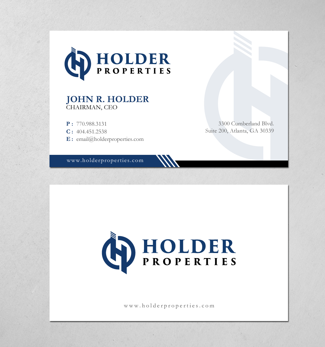 Schreibwaren-Design von chandrayaan.creative für Holder Properties | Design #20268193