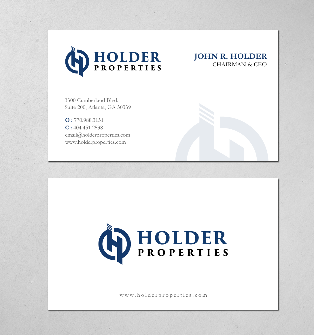 Schreibwaren-Design von chandrayaan.creative für Holder Properties | Design #20279614