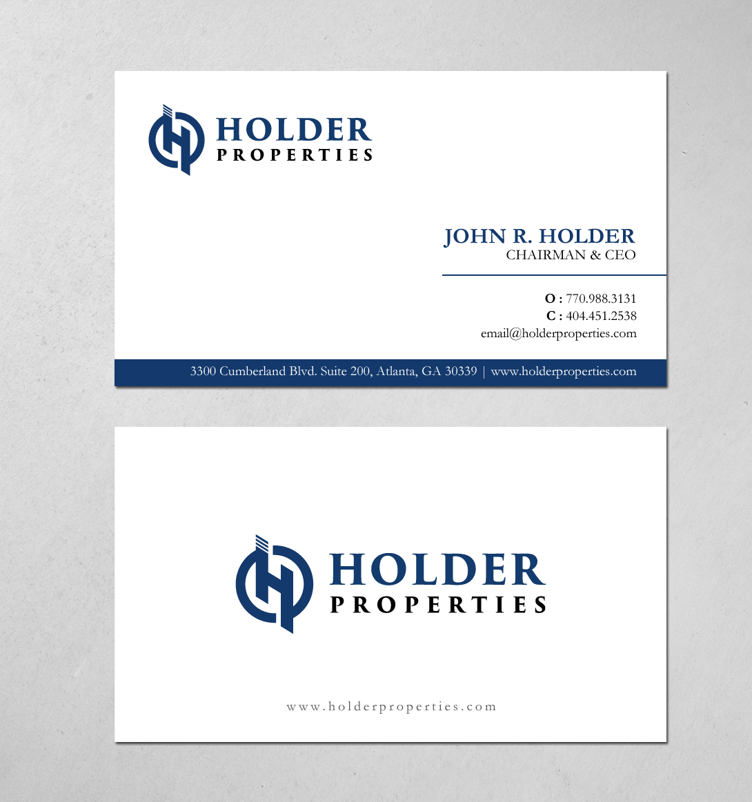 Stationery Design by chandrayaan.creative for Holder Properties | Design #20279620