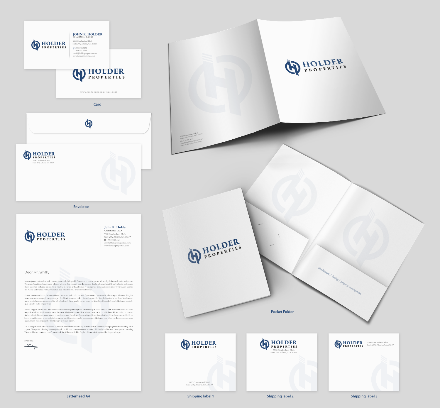 Stationery Design by chandrayaan.creative for Holder Properties | Design #20279637