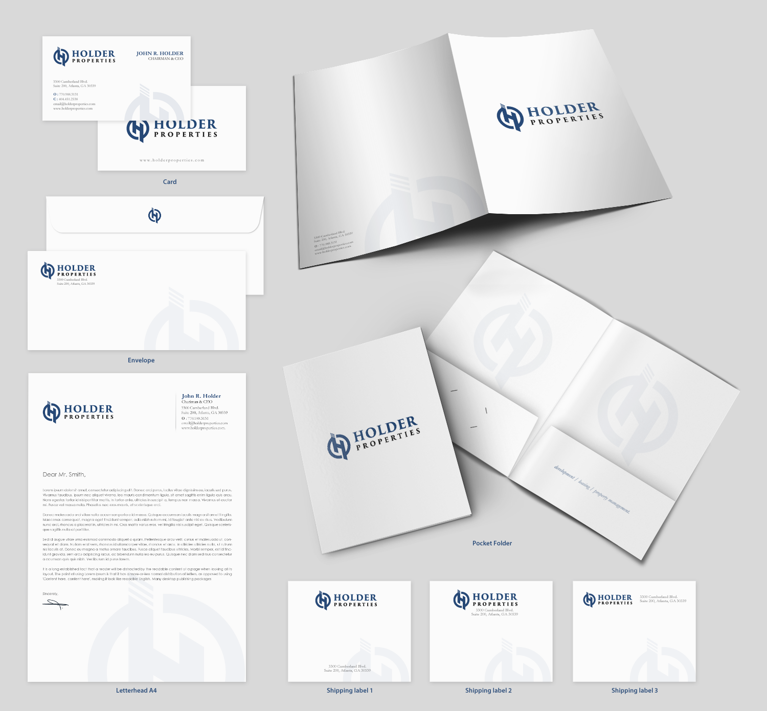 Stationery Design by chandrayaan.creative for Holder Properties | Design #20279641