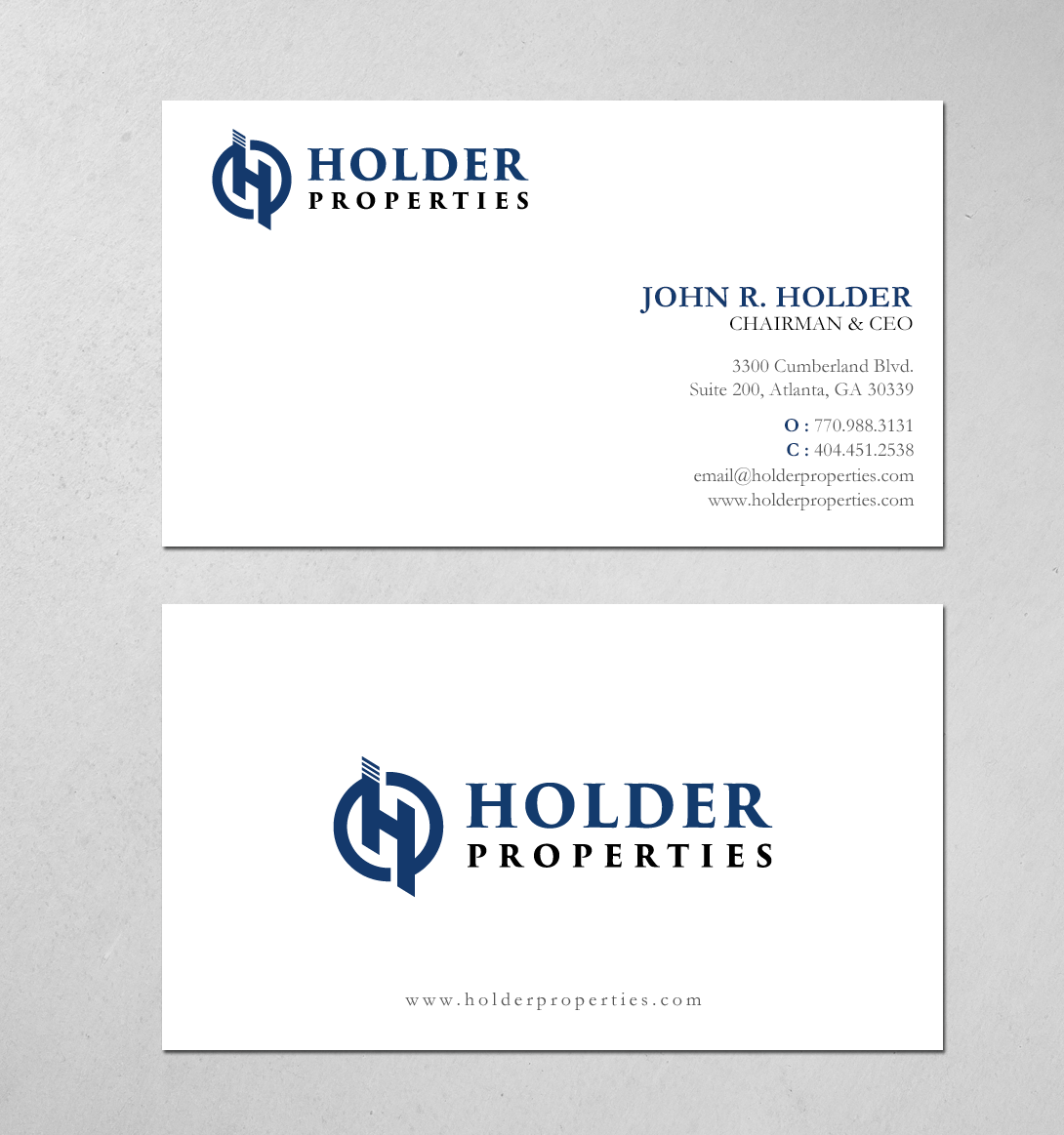 Stationery Design by chandrayaan.creative for Holder Properties | Design #20290624