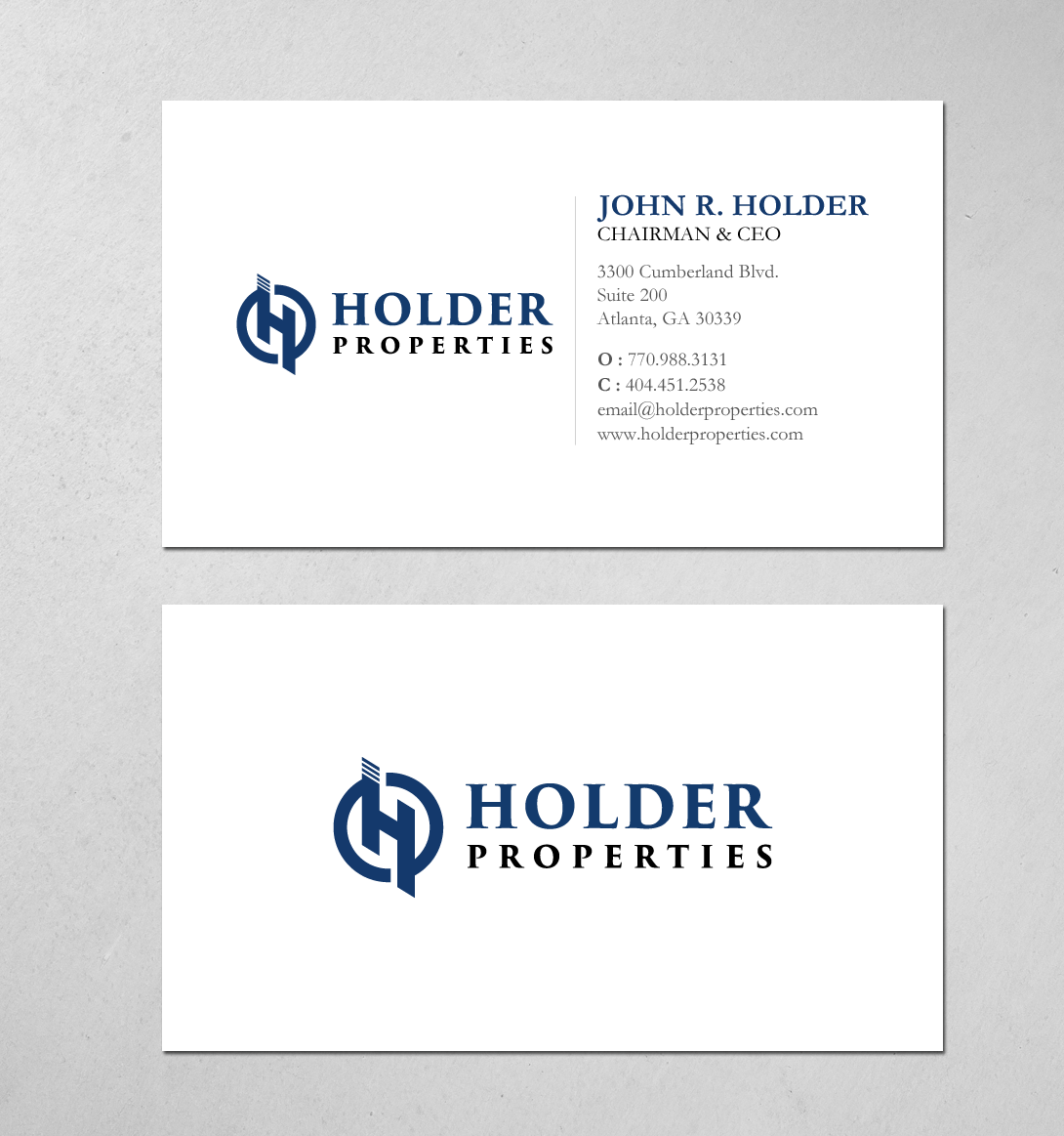 Stationery Design by chandrayaan.creative for Holder Properties | Design #20397275