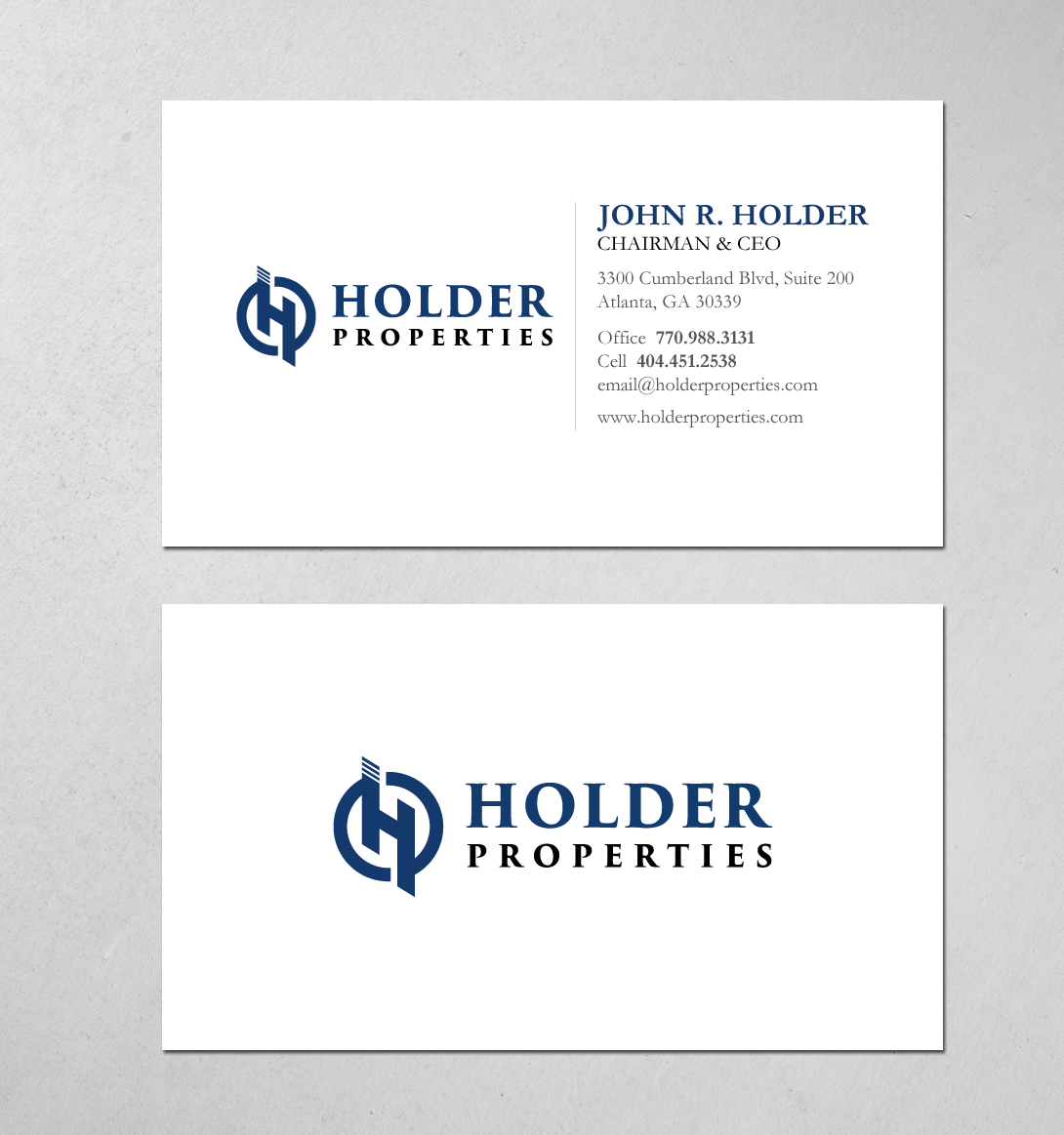 Schreibwaren-Design von chandrayaan.creative für Holder Properties | Design #20405968