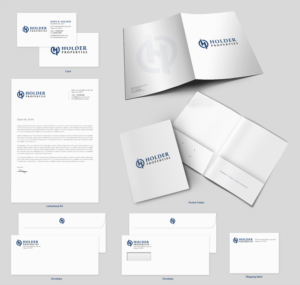 Stationery Design by chandrayaan.creative for Holder Properties | Design: #20425678