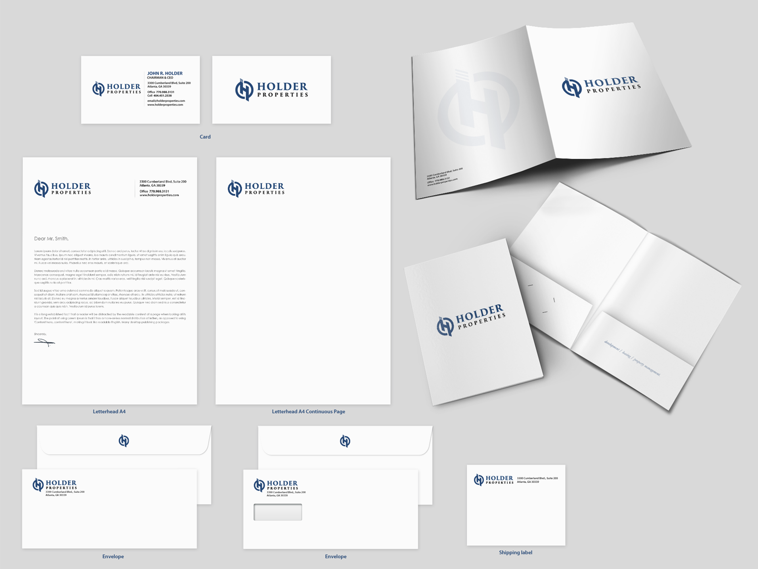 Stationery Design by chandrayaan.creative for Holder Properties | Design #20537224