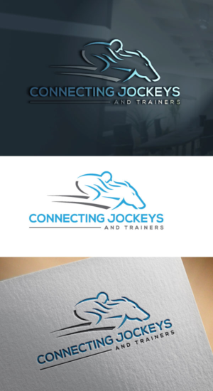 Connecting Jockeys And Trainers or just with the words Jockeys And Trainers, I am not sure yet what I prefer. | Logo Design by aishwarya....