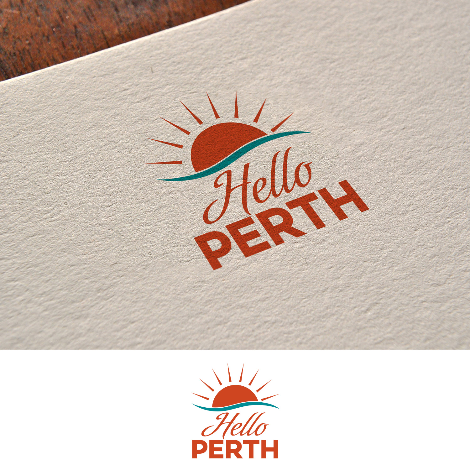 Logo Design by DesignDUO for Hello Perth | Design #20282811