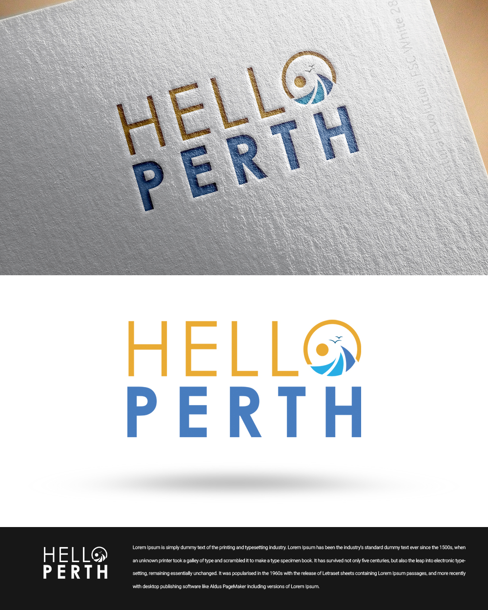 Logo Design by zingodesigns258 for Hello Perth | Design #20272917