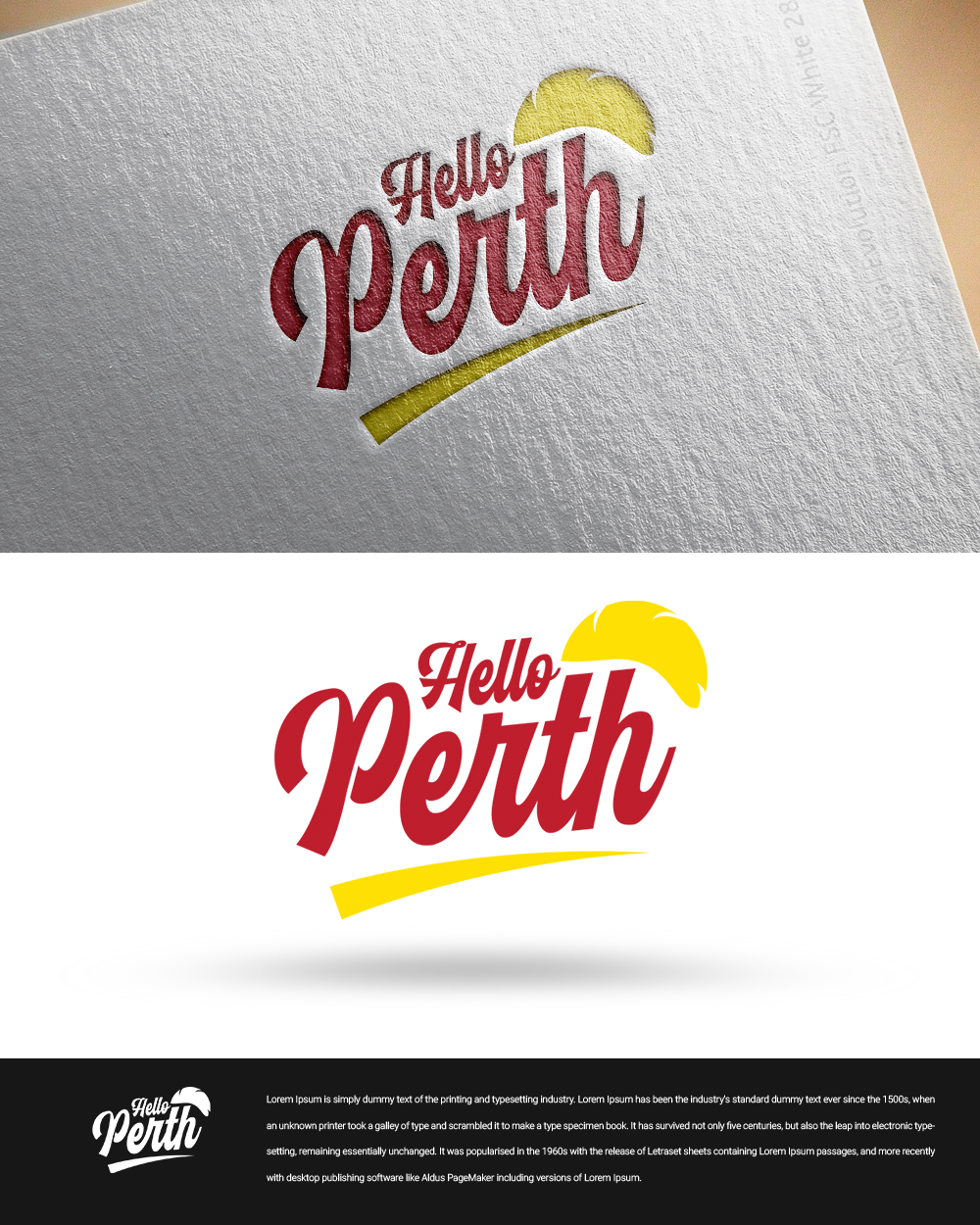 Logo Design by zingodesigns258 for Hello Perth | Design #20272918