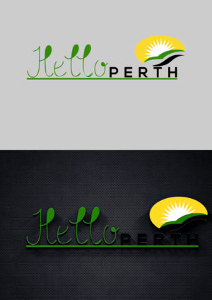 Logo Design by radit aditama 3 for Hello Perth | Design: #20271385