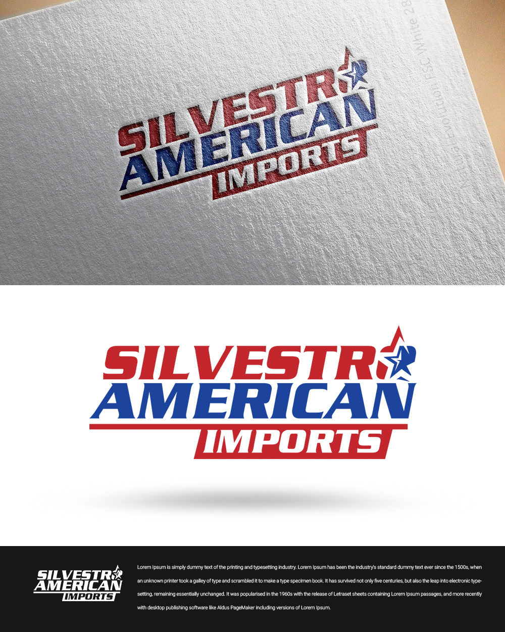 Diseño de Logo por zingodesigns258 para Silvestro American Imports | Diseño #20272896