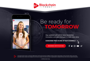 Web Design by Channel Studio for Blockchain Today Content services LTD | Design: #20323852
