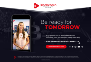 Web Design by Channel Studio for Blockchain Today Content services LTD | Design: #20323854