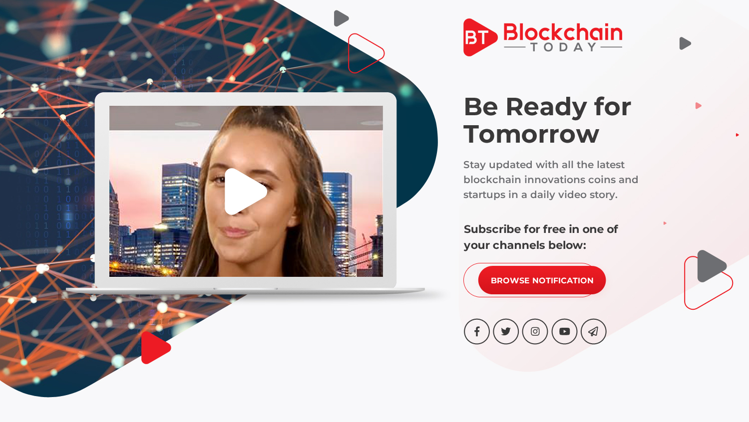 Diseño Web por Hashim Creetto para Blockchain Today Content services LTD | Diseño #20268993