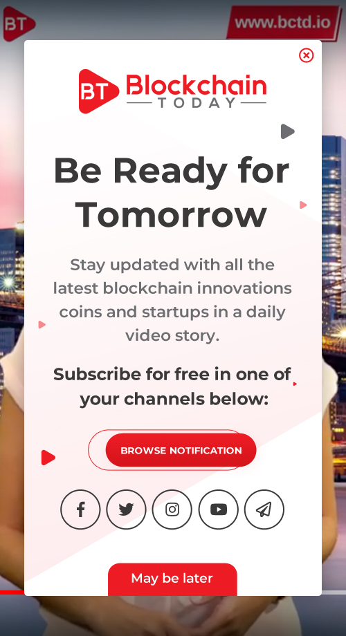Web Design by Hashim Creetto for Blockchain Today Content services LTD | Design #20291605