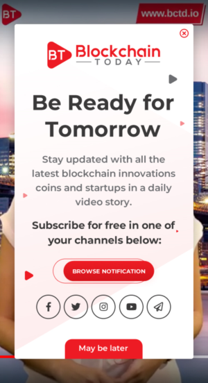 Web Design by Hashim Creetto for Blockchain Today Content services LTD | Design: #20291605