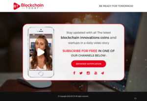 Web Design by pb for Blockchain Today Content services LTD | Design: #20273131