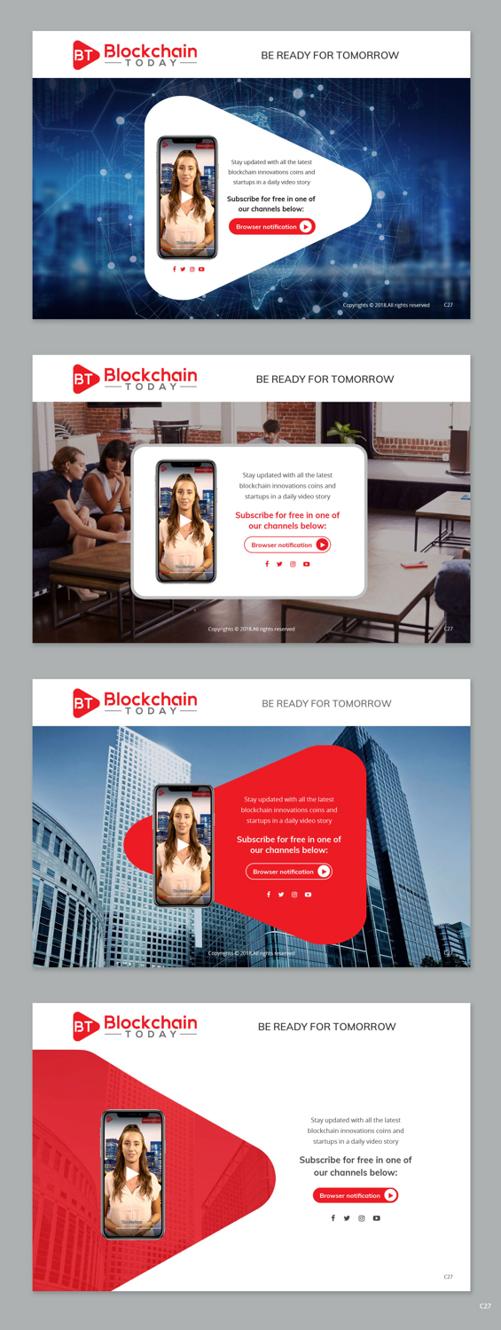 Web Design by pb for Blockchain Today Content services LTD | Design #20273140