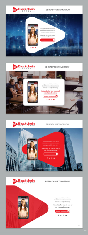 Web Design by pb for Blockchain Today Content services LTD | Design: #20273140