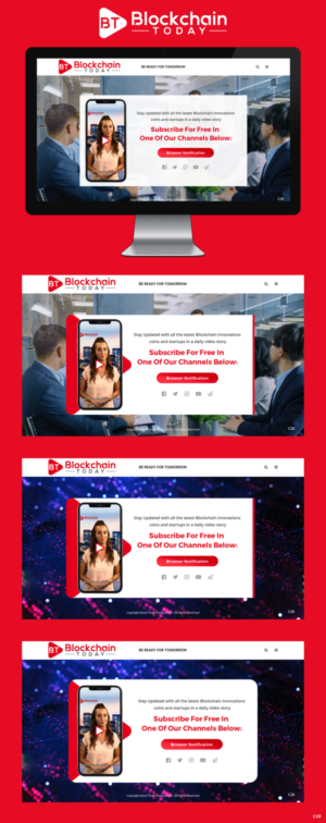 Web Design by pb for Blockchain Today Content services LTD | Design: #20273141