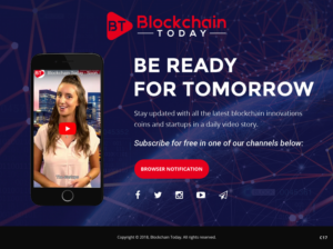 Web Design by pb for Blockchain Today Content services LTD | Design: #20273143