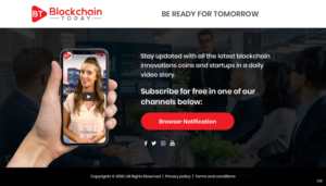 Web Design by pb for Blockchain Today Content services LTD | Design: #20273149