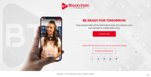 Web Design by pb for Blockchain Today Content services LTD | Design: #20273156
