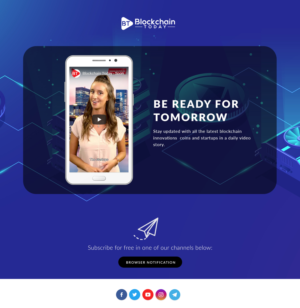 Web Design by subhalaxmi  khamari for Blockchain Today Content services LTD | Design: #20266962