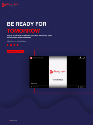 Web Design by Precious Hans for Blockchain Today Content services LTD | Design: #20264643