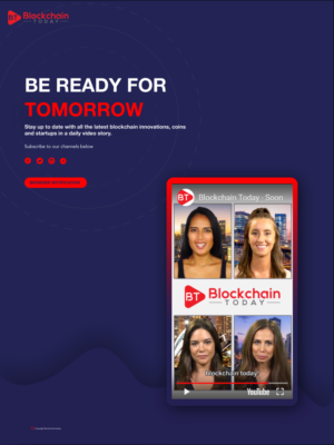 Web Design by Precious Hans for Blockchain Today Content services LTD | Design: #20270574