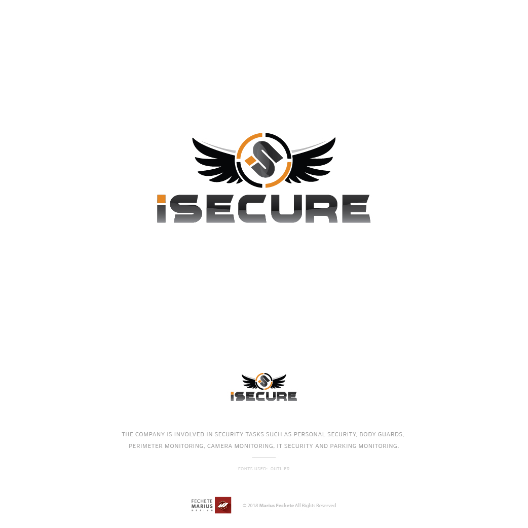 Logo-Design von Marius Fechete für iSecure AB | Design #20315357