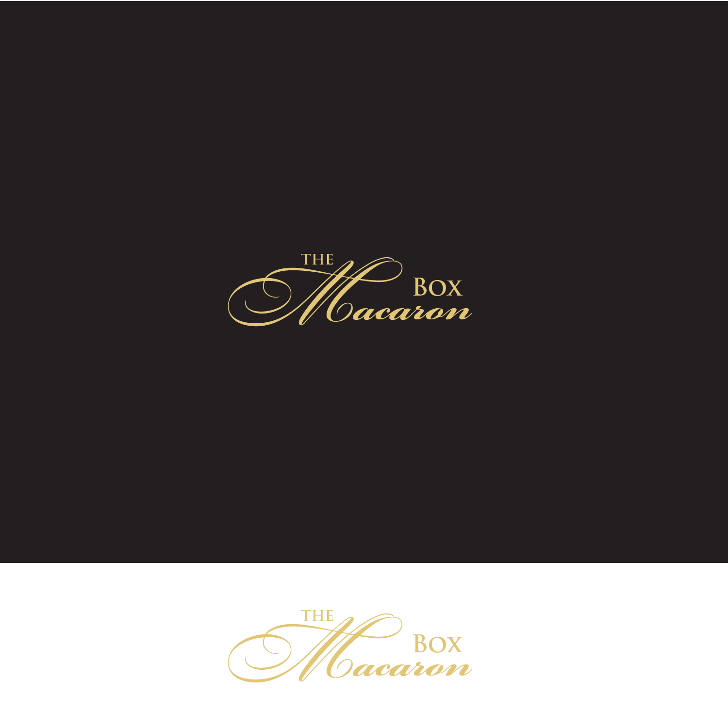 Logo Design by Gareng for The Macaron Box | Design #20265414